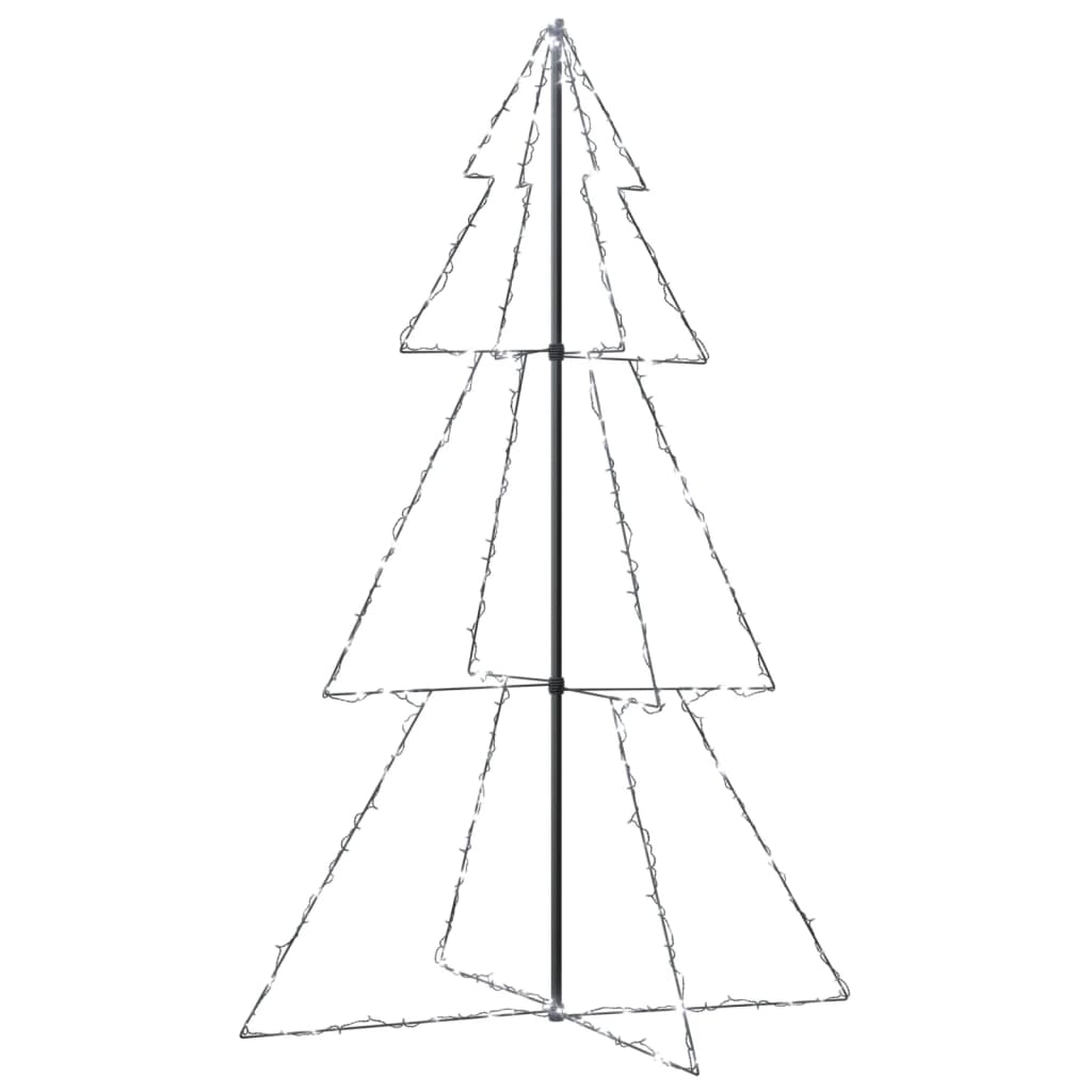 solidaritet entreprenør ulæselig kegleformet juletræ 118×180 cm 240 LED'er inde/ude • Hjemshop.dk